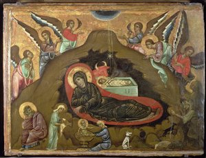 De Geboorte door Guido da Siena